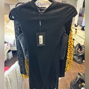 Pretty little thing mini r shirt dress. Cowl neck